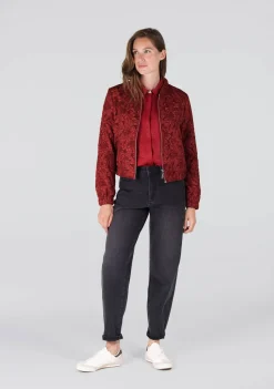 Blazers & Jasjes|Jassen>JANSEN AMSTERDAM BOMBERJACK Rood