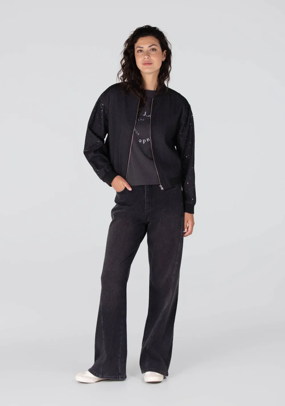 Blazers & Jasjes|Jassen>JANSEN AMSTERDAM BOMBERJACK Grijs