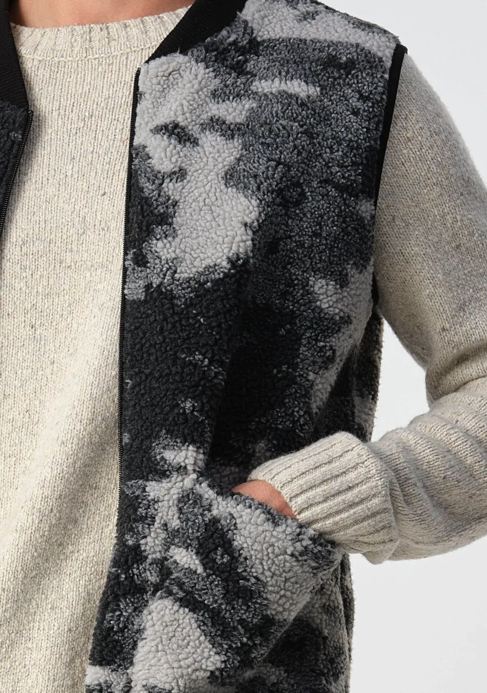 Jassen|Bodywarmers>J.C RAGS BODYWARMER Grijs