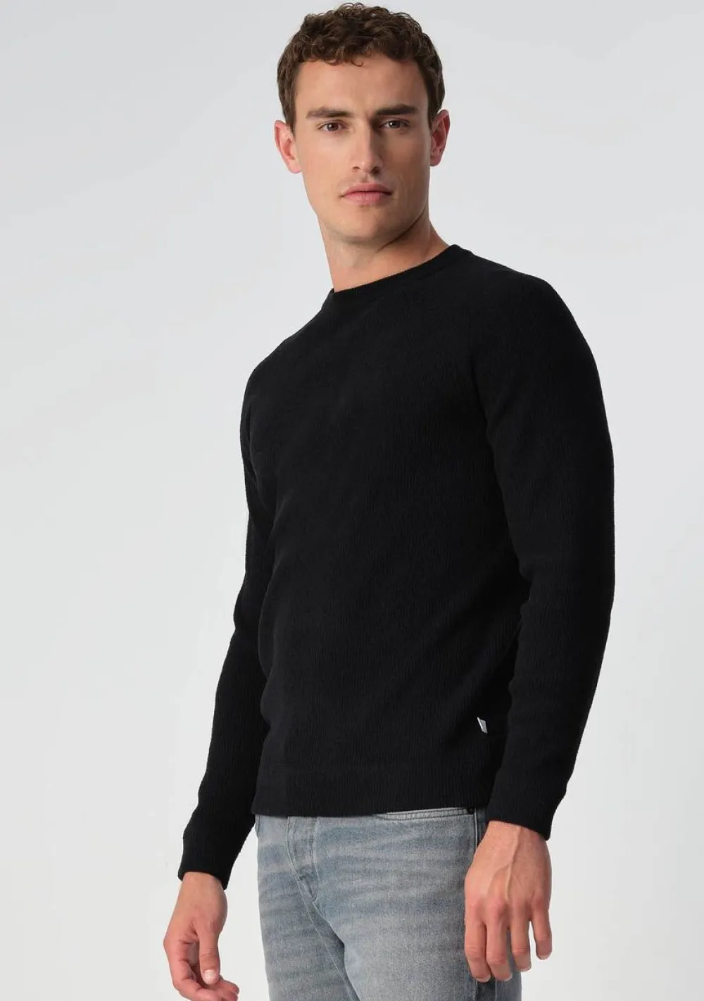 Truien>J.C RAGS TRUI Zwart