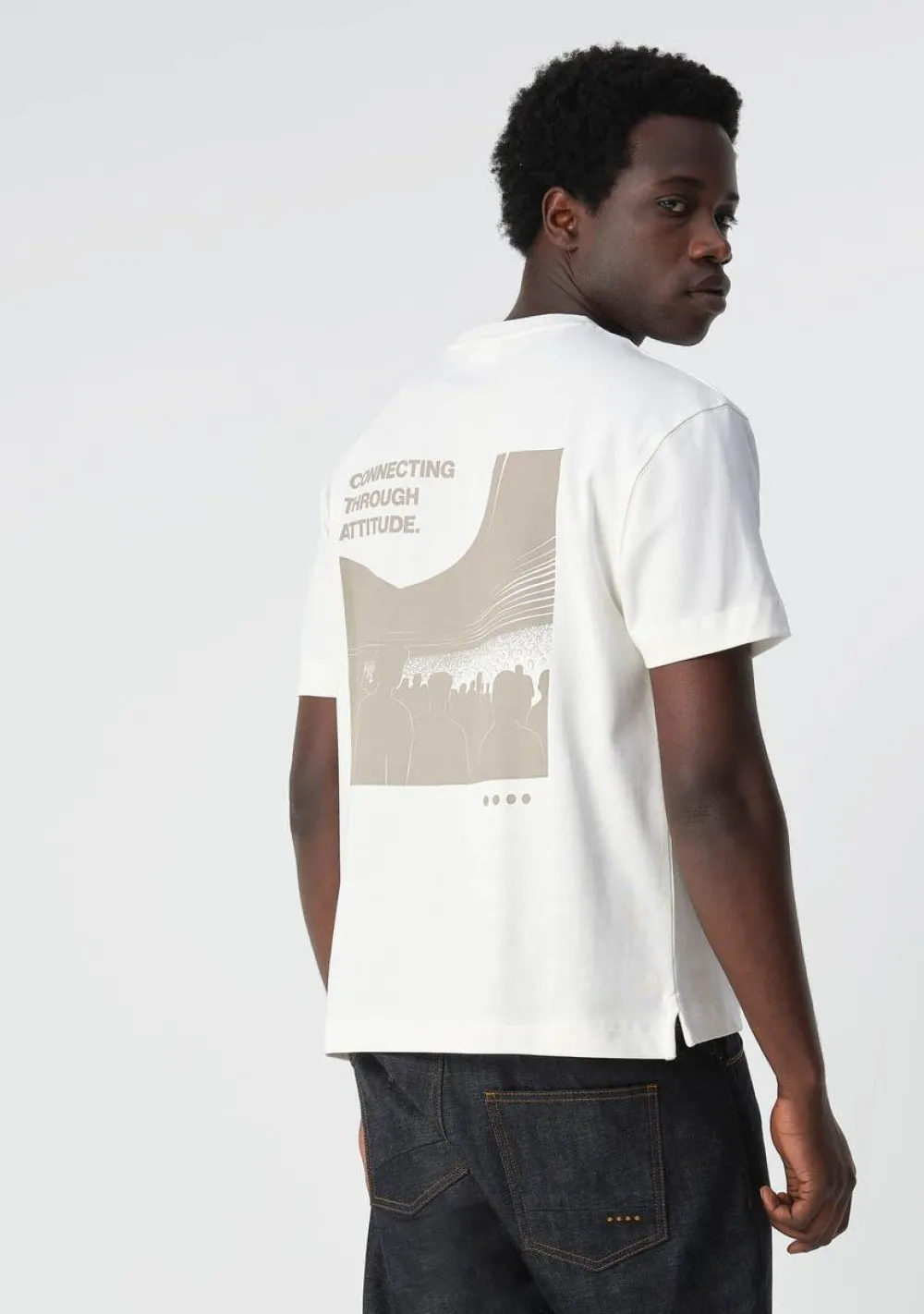 T-Shirts>J.C RAGS TSHIRT Off white