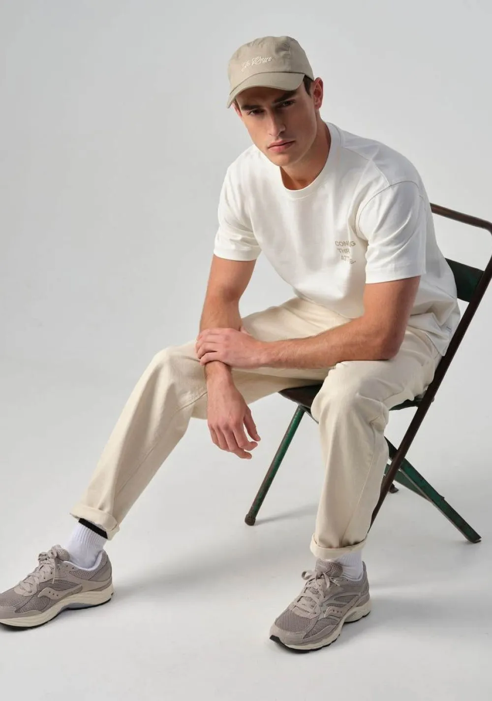 T-Shirts>J.C RAGS TSHIRT Off white