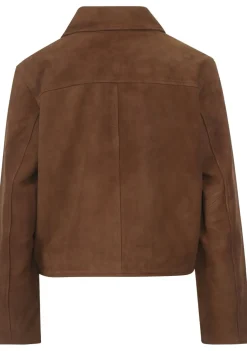 Jassen|Blazers & Jasjes>JC SOPHIE LEER/SUEDE JACK Bruin