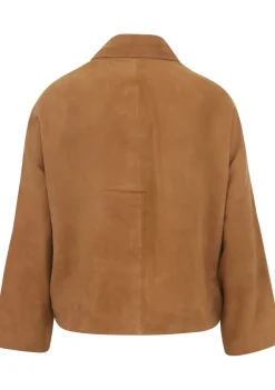 Jassen|Blazers & Jasjes>JC SOPHIE LEER/SUEDE JACK Bruin
