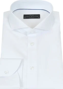 Overhemden>JOHN MILLER OVERHEMD Wit