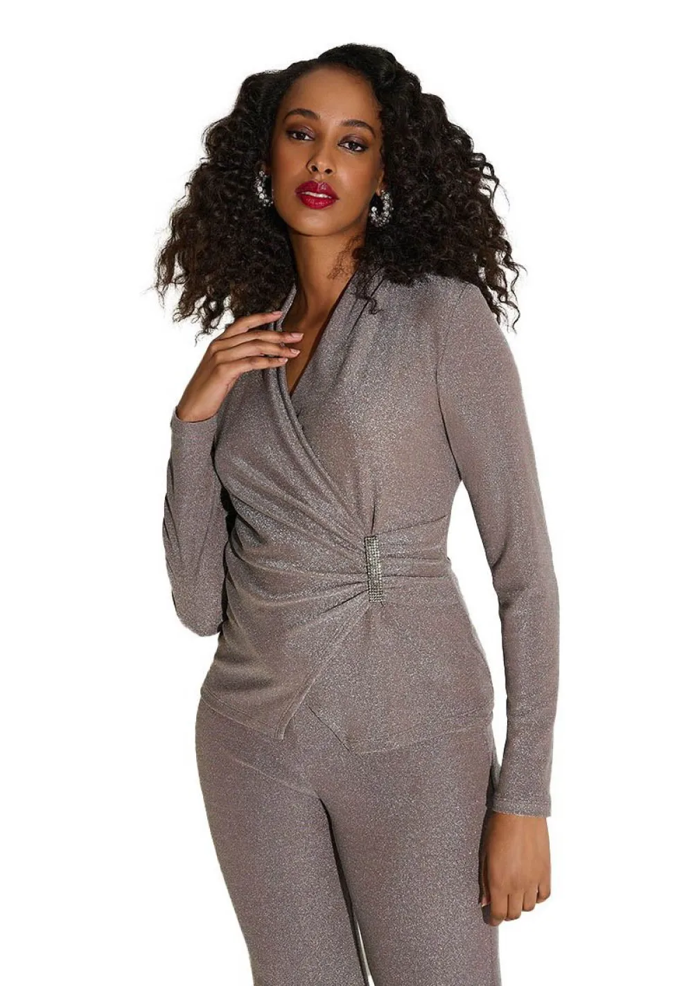 Pakken & Co-Ords>JOSEPH RIBKOFF TOP Beige