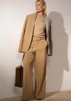 Truien>JOSH V TRUI KORTE MOUW Beige