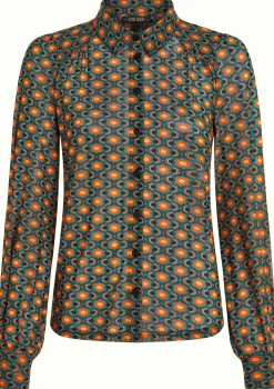 Blouses>KING LOUIE BLOUSE Blauw