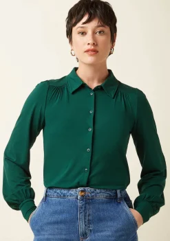 Blouses>KING LOUIE BLOUSE Groen