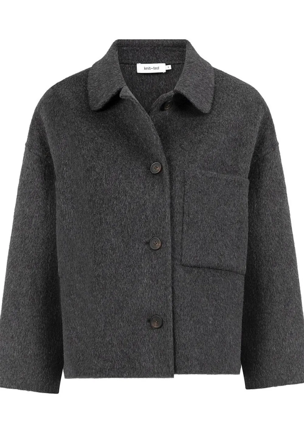 Blazers & Jasjes>KNIT-TED JASJE Grijs