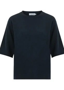 Truien>KNIT-TED TRUI KORTE MOUW Blauw