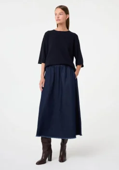 Truien>KNIT-TED TRUI KORTE MOUW Blauw