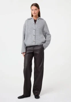 Vesten>KNIT-TED VEST Grijs