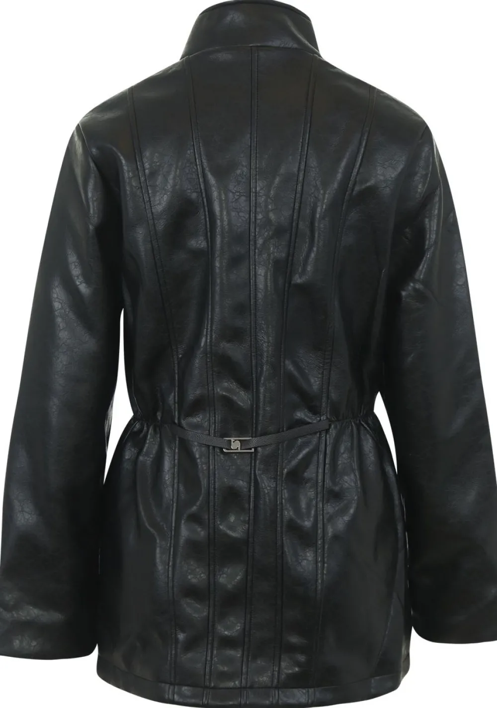 Jassen|Blazers & Jasjes>LAAGAM LEER/SUEDE JACK Zwart