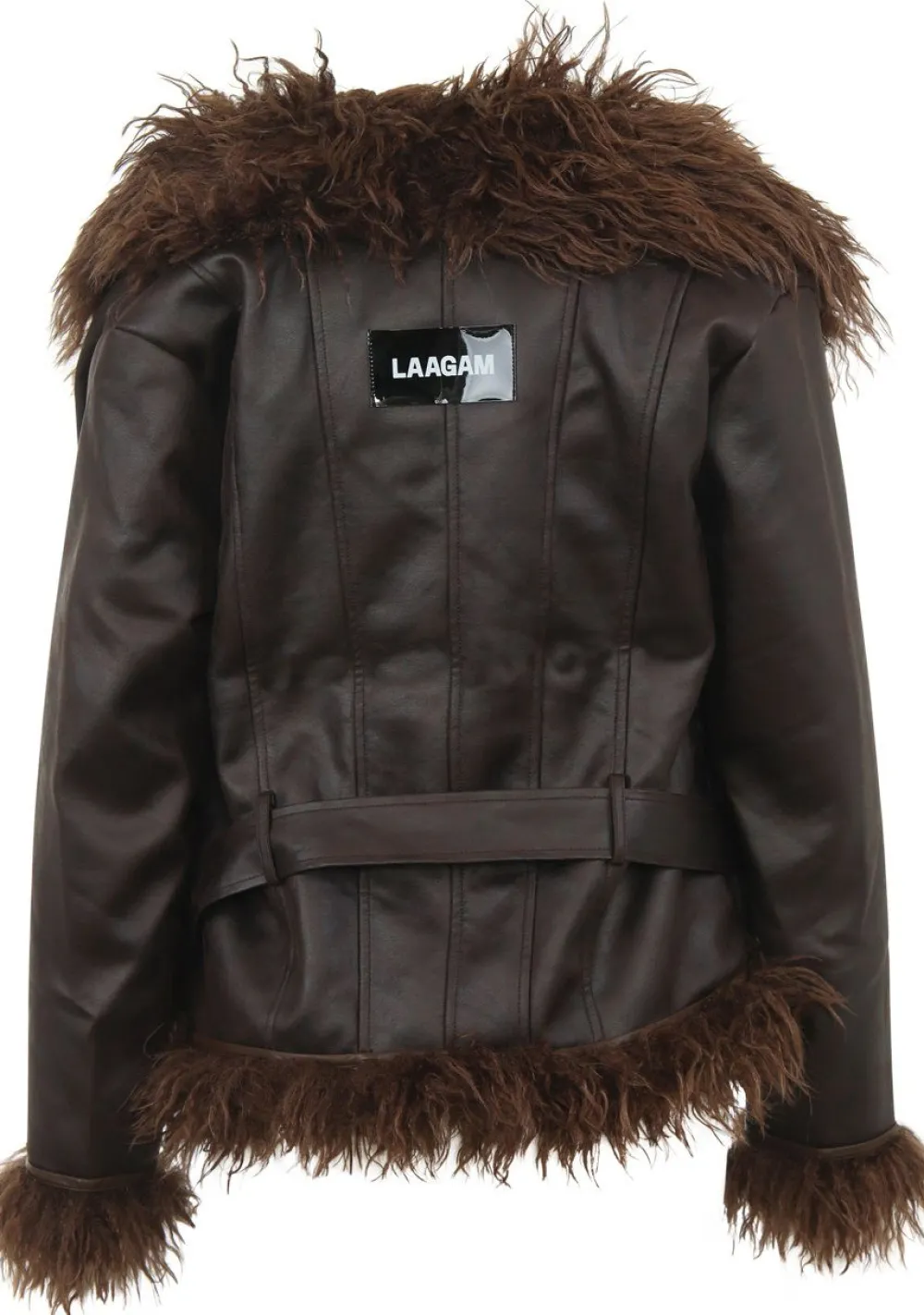 Jassen|Blazers & Jasjes>LAAGAM LEER/SUEDE JACK Bruin