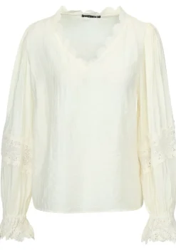 Blouses>LABEL DOT BLOUSE Off white