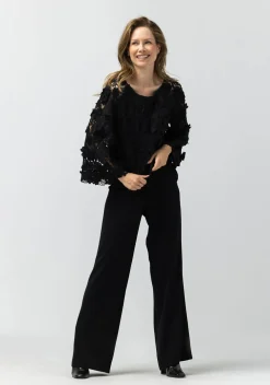 Blouses>LABEL DOT BLOUSE Zwart