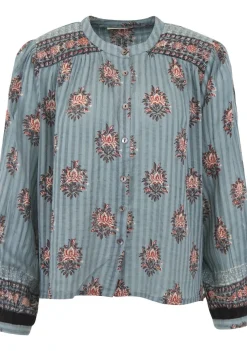 Blouses>MAISON HOTEL BLOUSE Blauw