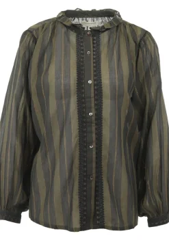 Blouses>MAISON HOTEL BLOUSE Groen