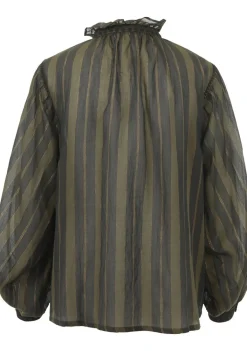 Blouses>MAISON HOTEL BLOUSE Groen