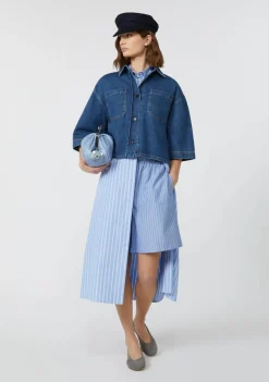 Blouses>MAX MARA BLOUSE Blauw
