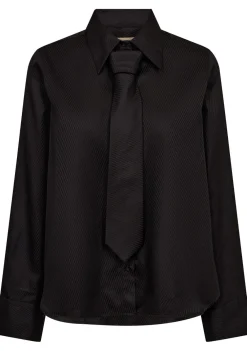 Blouses>MOSMOSH BLOUSE Zwart