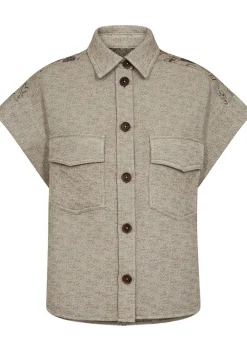 Gilets|Blazers & Jasjes>MOSMOSH GILET Beige