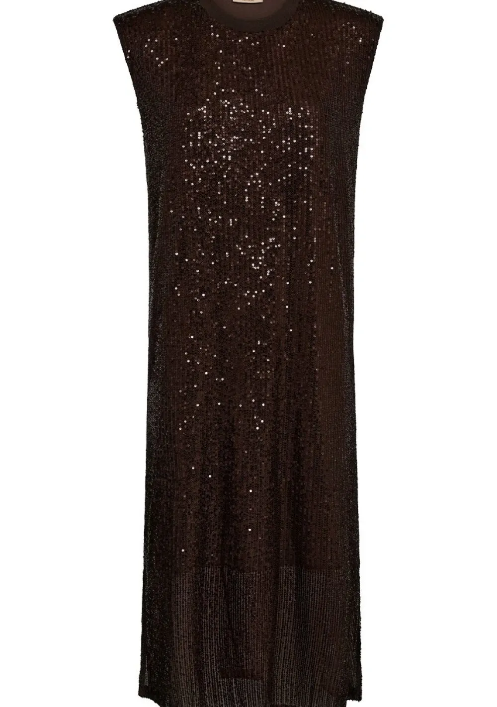 Jurken>MOSMOSH JURK Bruin