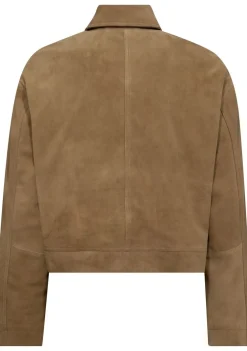 Blazers & Jasjes|Jassen>MOSMOSH LEER/SUEDE JACK Beige