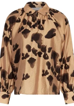 Blouses>MSCH COPENHAGEN BLOUSE Beige