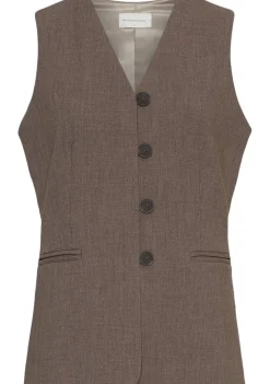Gilets|Blazers & Jasjes>MSCH COPENHAGEN GILET Bruin