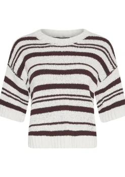 Truien>MSCH COPENHAGEN TRUI KORTE MOUW Bruin