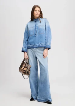 Pakken & Co-Ords|Blouses>MUNTHE BLOUSE Blauw