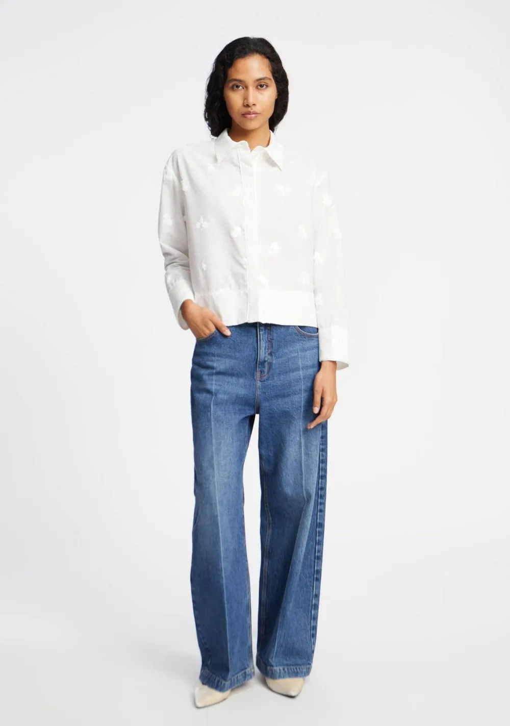 Blouses>MUNTHE BLOUSE Off white