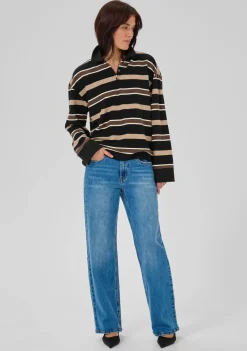 Truien>MY ESSENTIAL WARDROBE TRUI Zwart