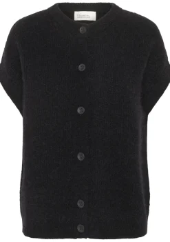 Vesten>MY ESSENTIAL WARDROBE VEST Zwart