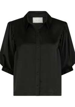 Blouses>NEO NOIR BLOUSE Zwart