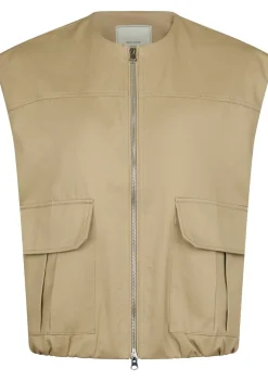 Gilets|Blazers & Jasjes>NEO NOIR GILET Beige