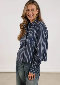 Blouses>NUKUS BLOUSE Blauw