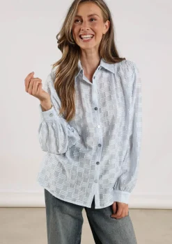 Blouses>NUKUS BLOUSE Blauw