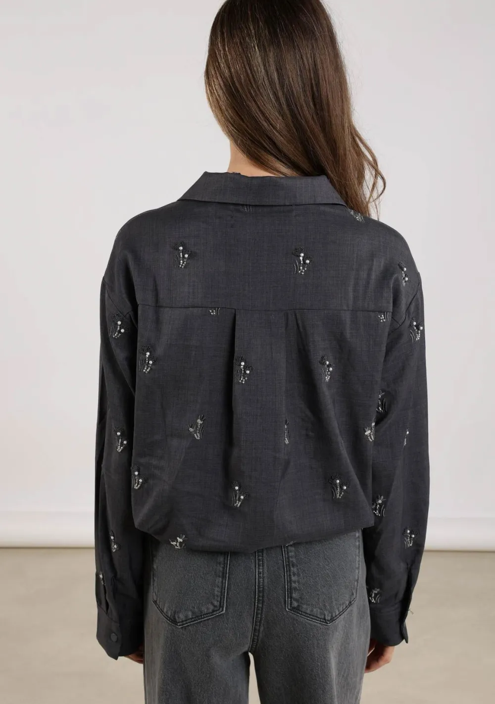 Blouses>NUKUS BLOUSE Grijs