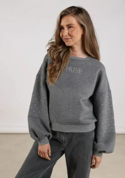 Sweaters|Truien>NUKUS SWEATER Grijs