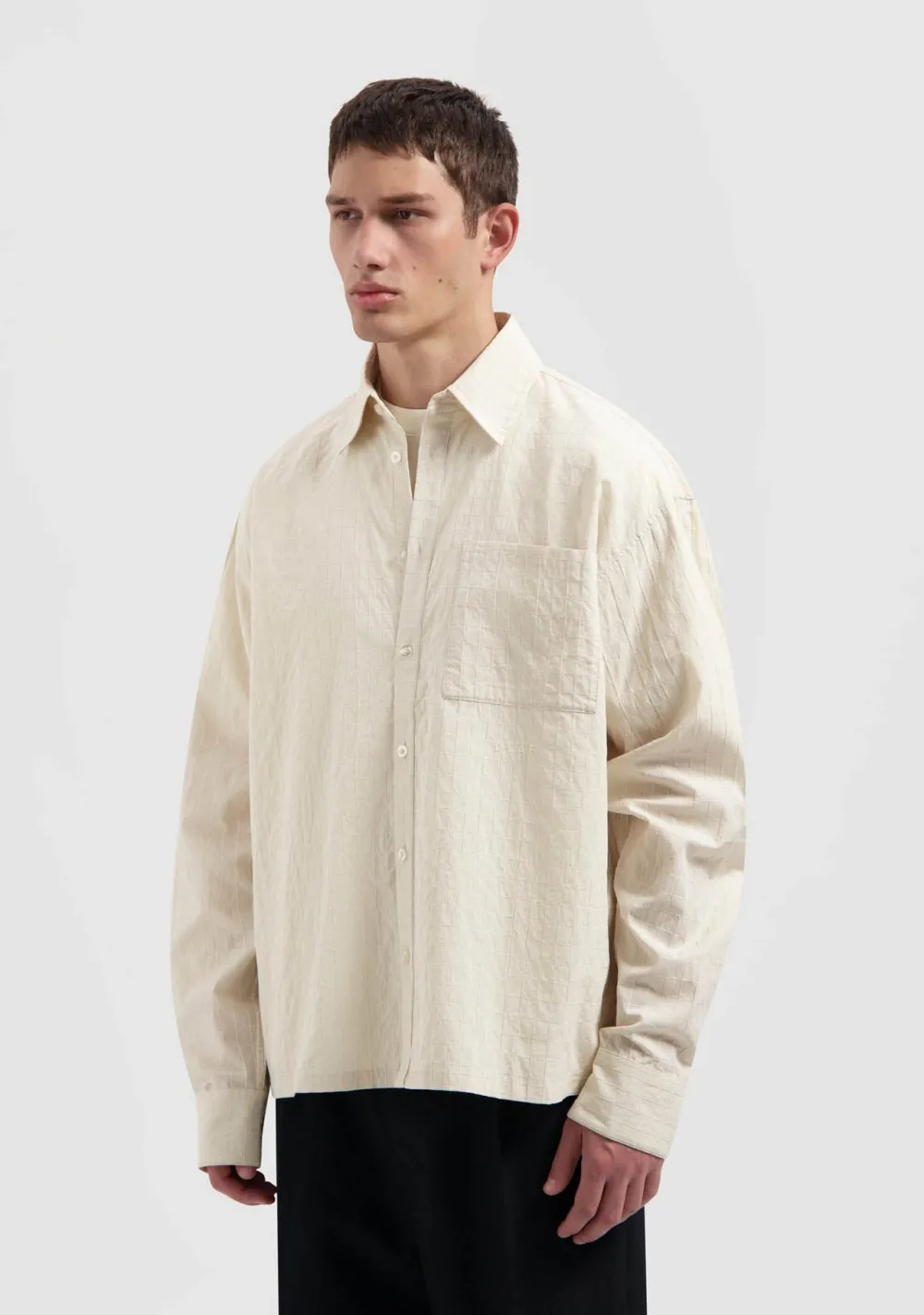 Overhemden>OLAF OVERHEMD Off white