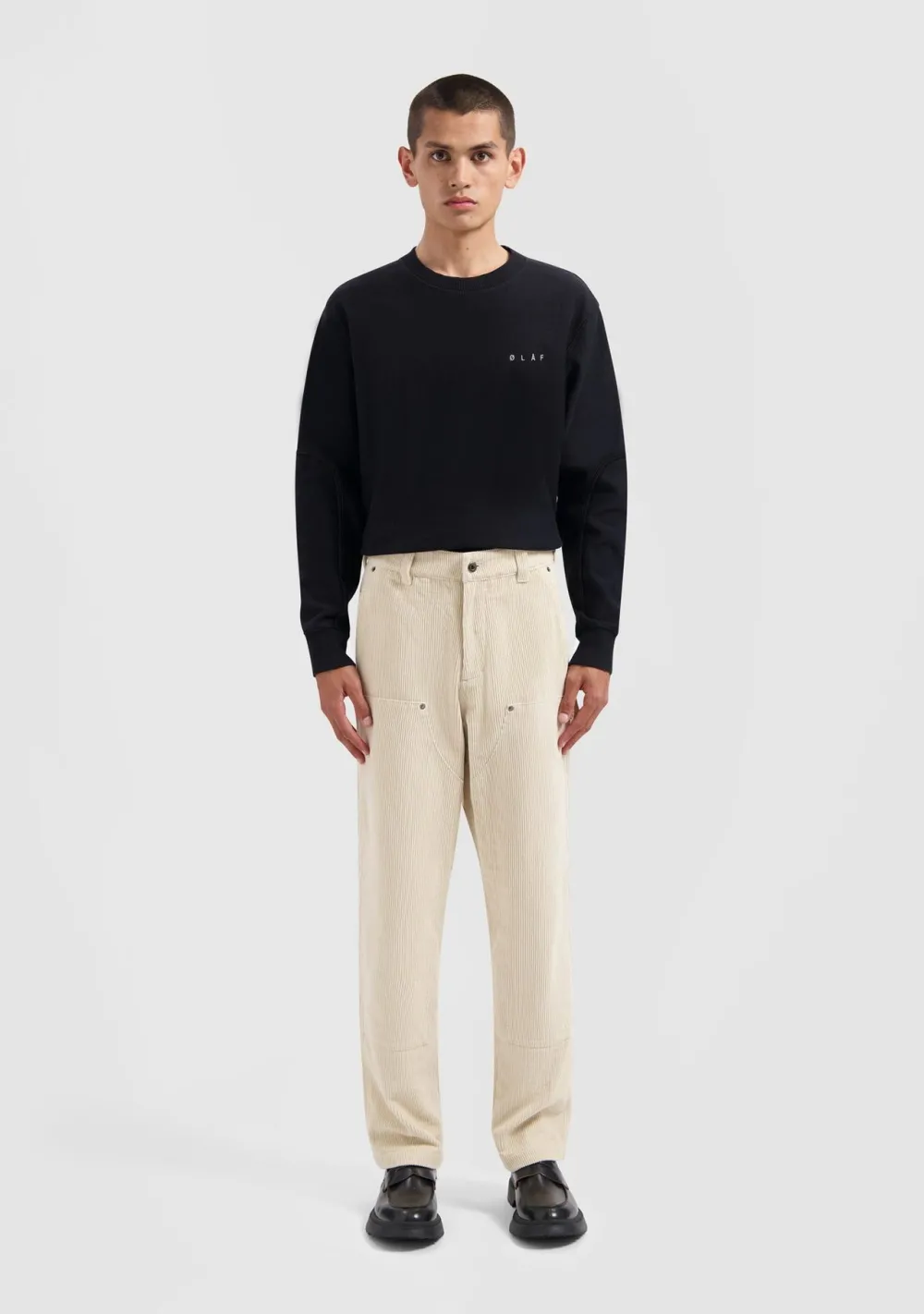 Truien>OLAF SWEATER Zwart