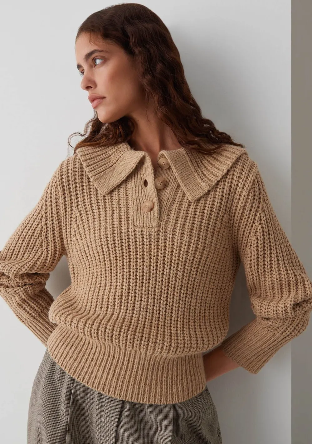 Truien>OPUS TRUI Beige