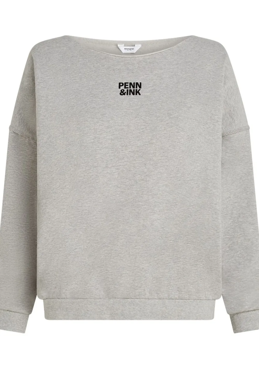Sweaters|Truien>PENN & INK SWEATER Grijs