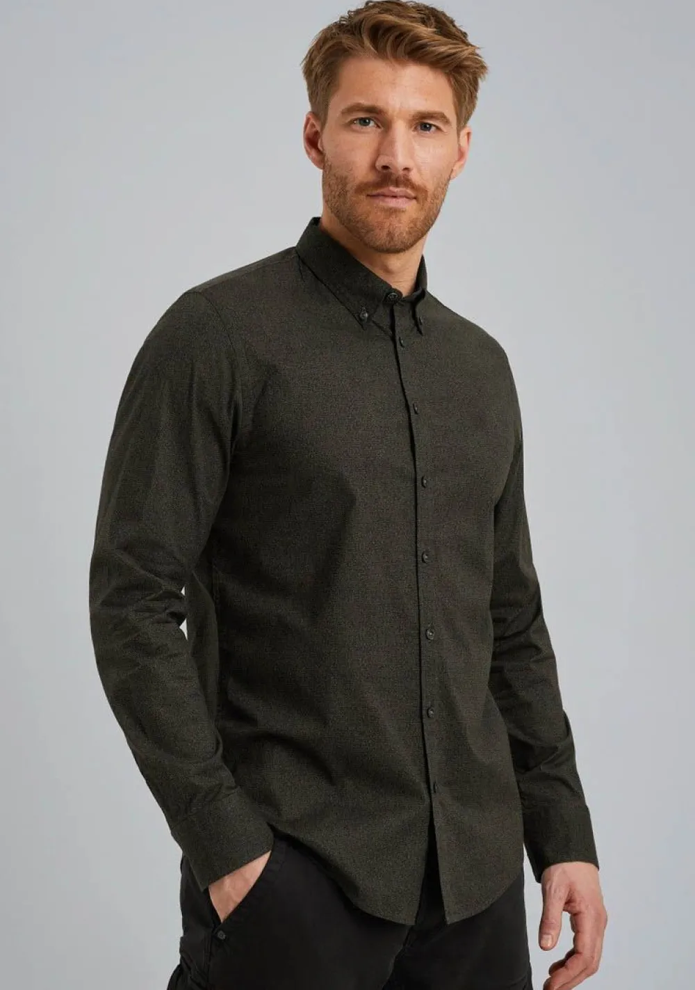 Overhemden>PME LEGEND OVERHEMD Groen