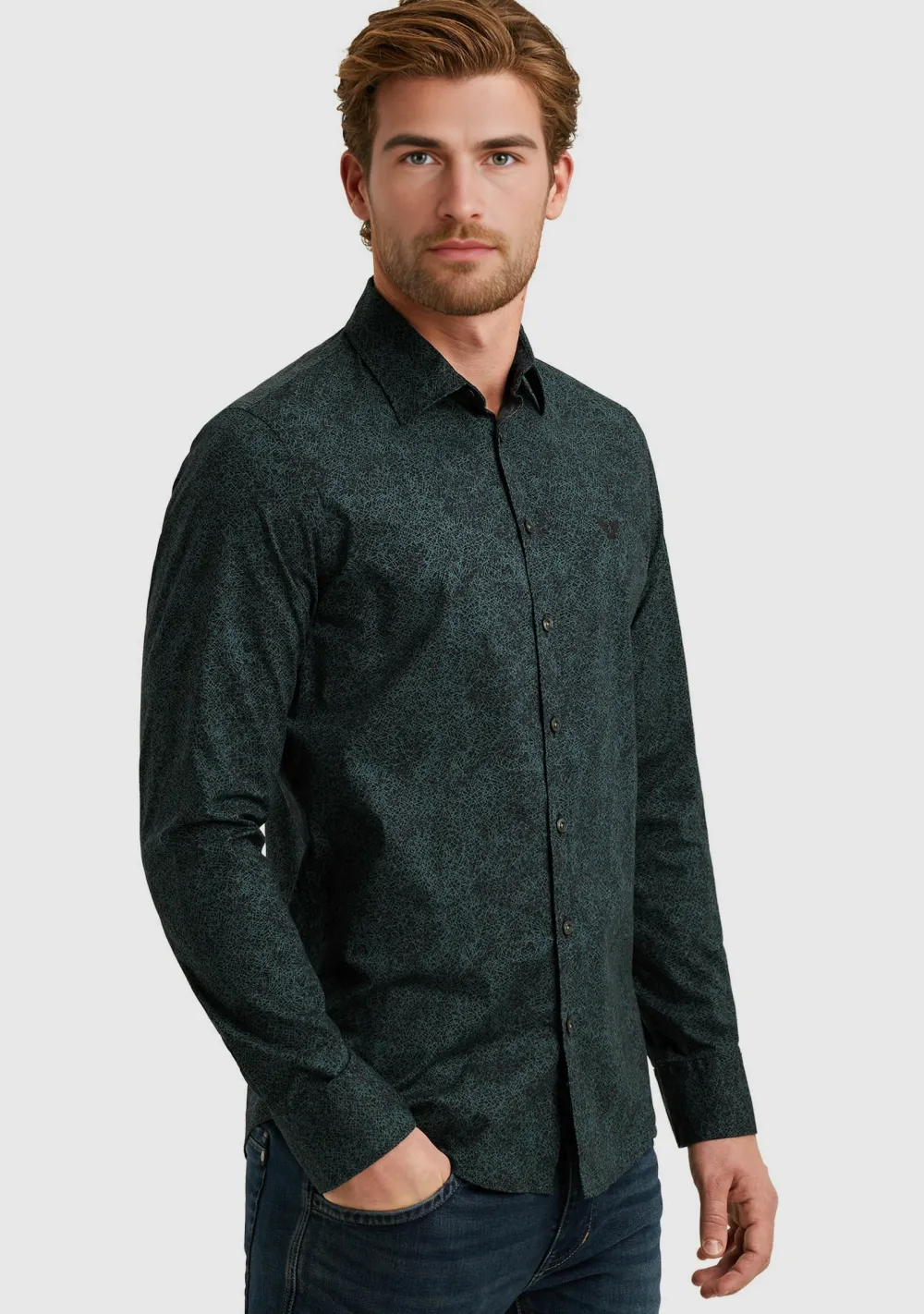 Overhemden>PME LEGEND OVERHEMD Blauw