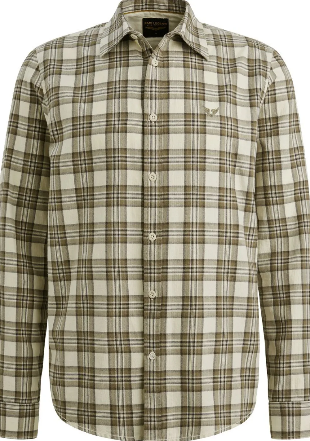 Overhemden>PME LEGEND OVERHEMD Off white
