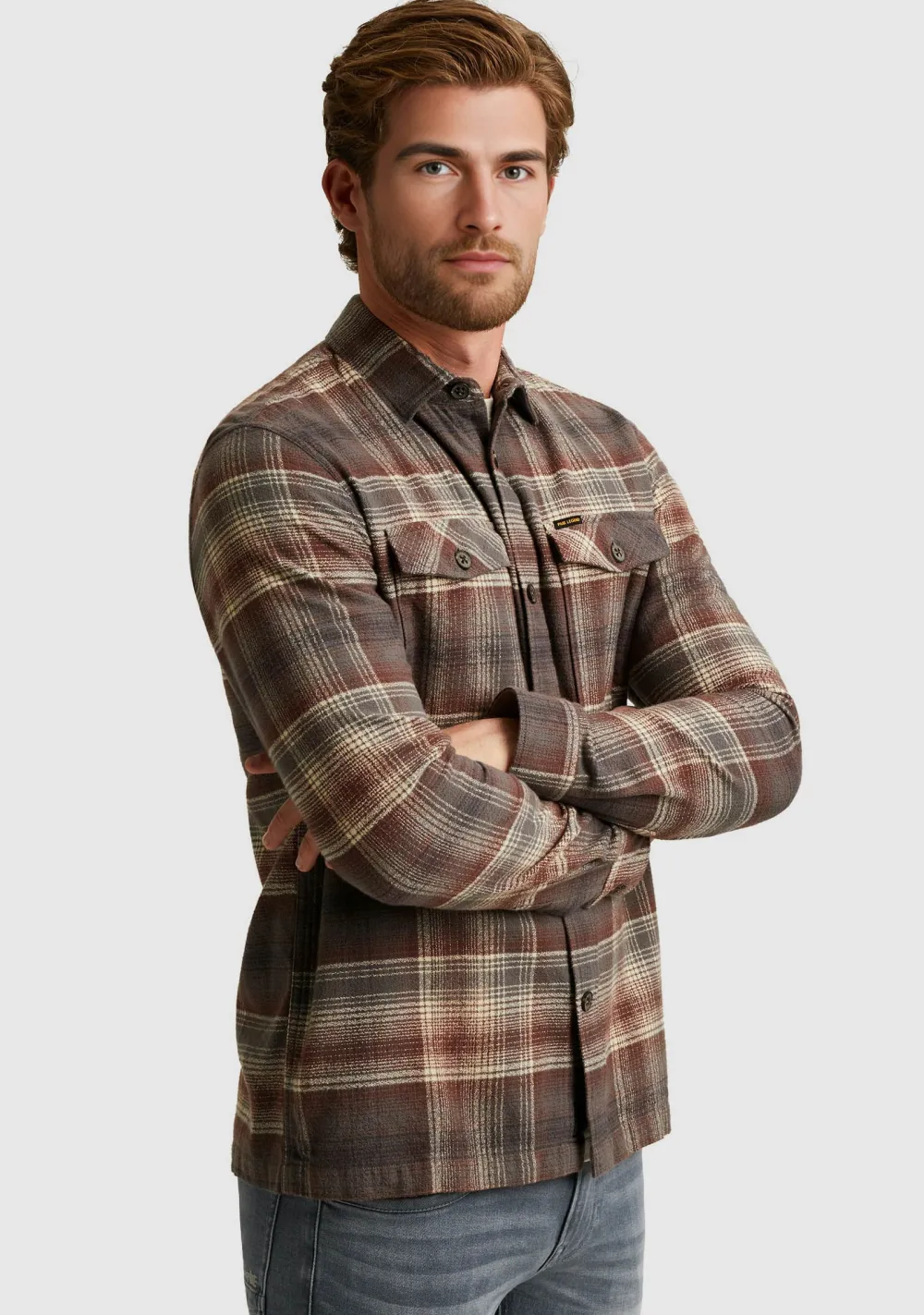 Overhemden>PME LEGEND OVERHEMD Rood